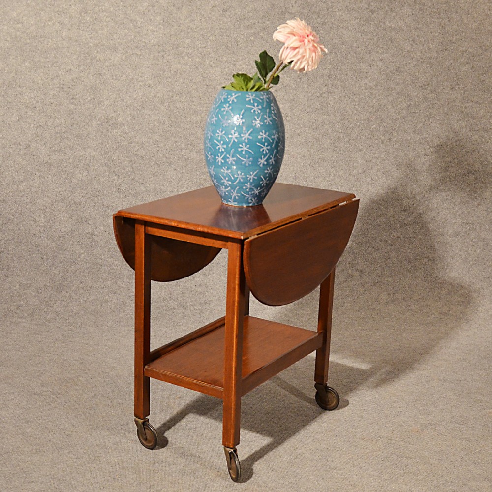 Antique Oak Serving Side Table Tea Trolley Butler Serving Buffet Edwardian c1910