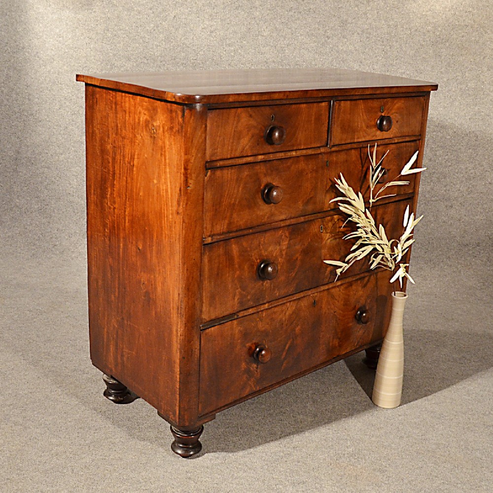 Antique Chest of Drawers Mahogany Tallboy Quality English Victorian c1870