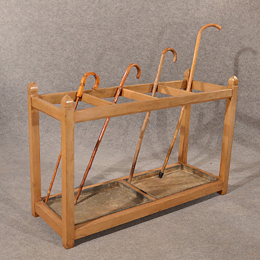 Antique Umbrella Stick Hall Golf Club Bag Stand Large 4' English Victorian c1900