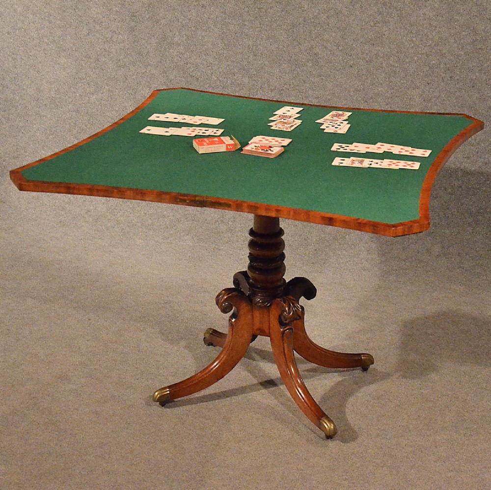 Antique Table Card Games Tea Sofa Hall Very Fine Quality English Regency c1830