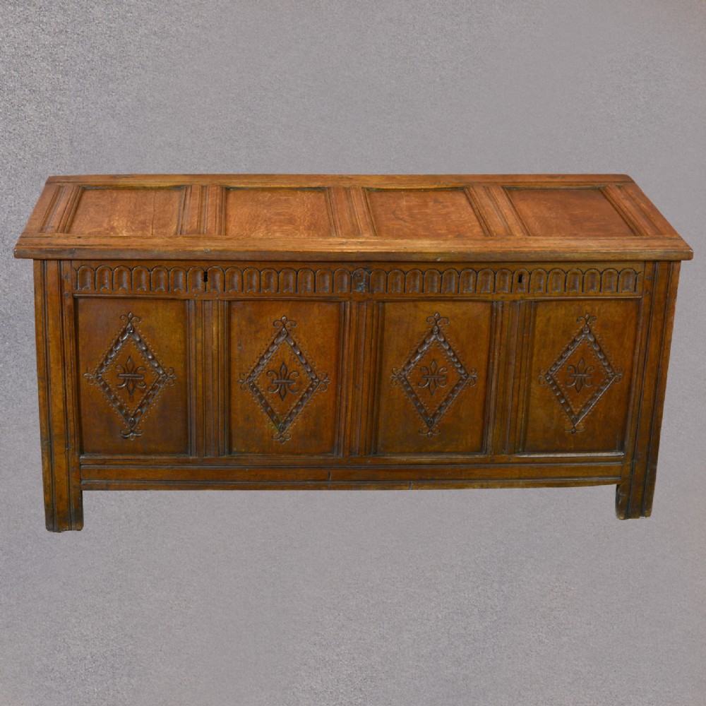 Antique Breakfront Sideboard, Victorian English Oak Cabinet, Buffet Cupboard c1680