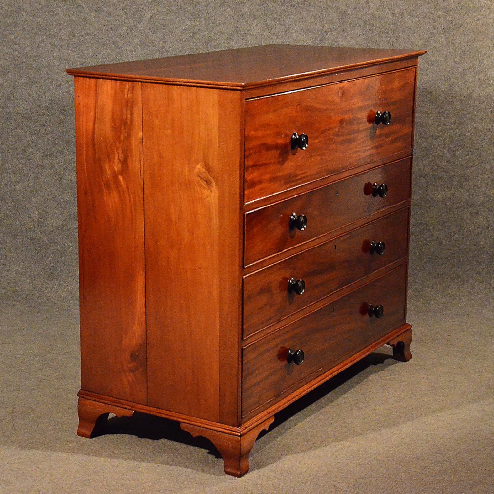 Antique Mahogany Bureau Chest of Drawers Secretaire Desk English Victorian c1850