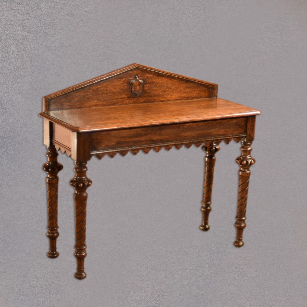 Regency Oak Console Table, c.1820