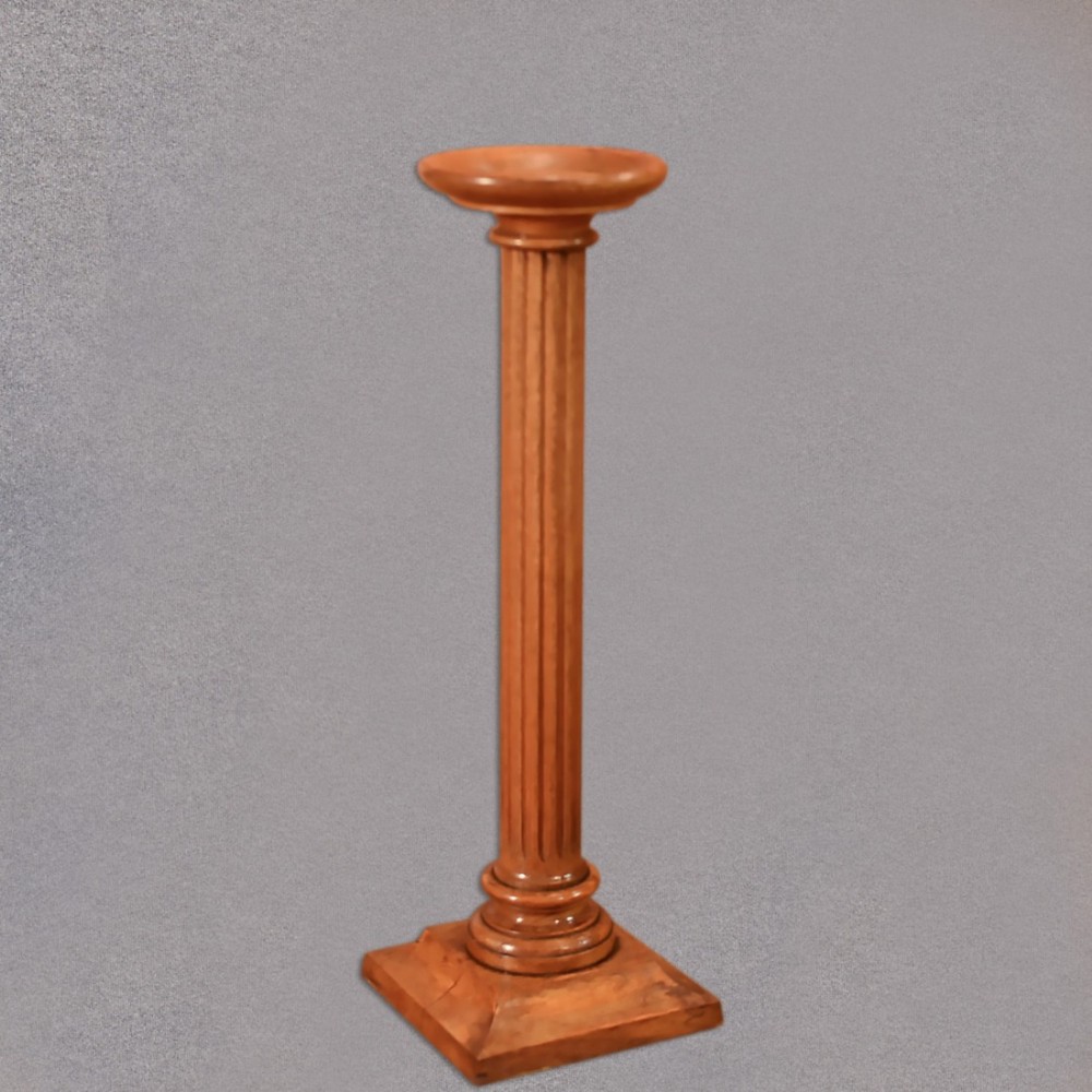 Late Victorian Walnut Torchere, Plant Stand c.1900