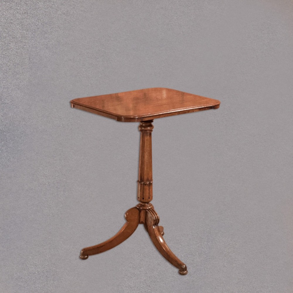 Antique Wine Table, Late Regency, Occasional, Side, Lamp, English Oak, c.1830