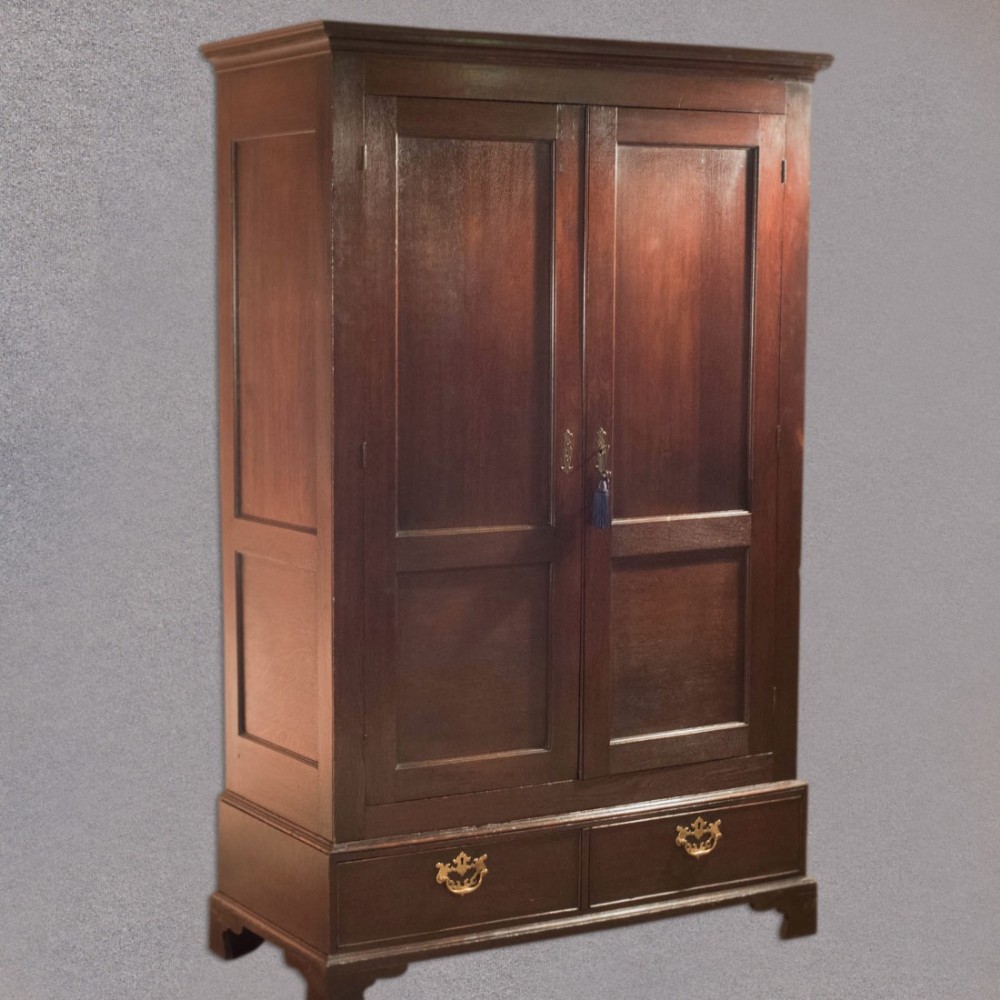 Georgian Panelled Wardrobe, c.1800