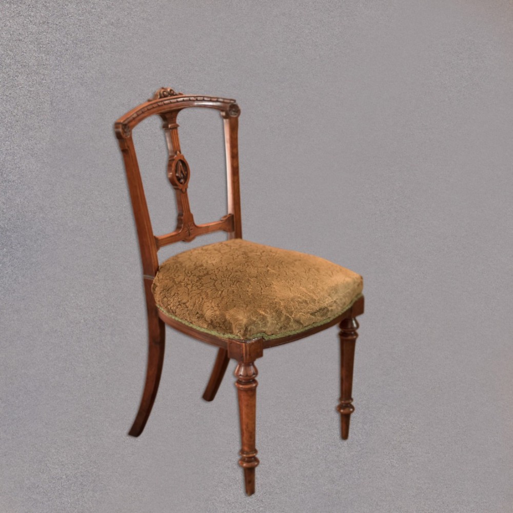 Aesthetic Period Set of Four Dining Chairs, c.1890