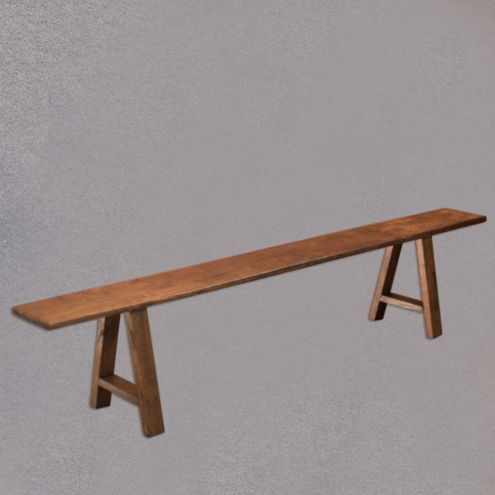 Late Victorian Country Kitchen Bench (2)