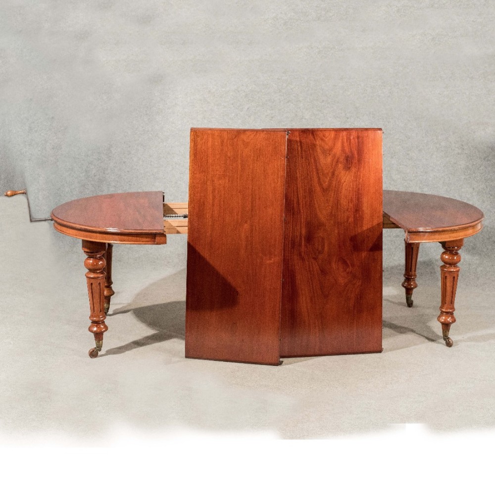 Antique Dining Table Large Extending Seats From 4 - 10 Victorian Mahogany c1870