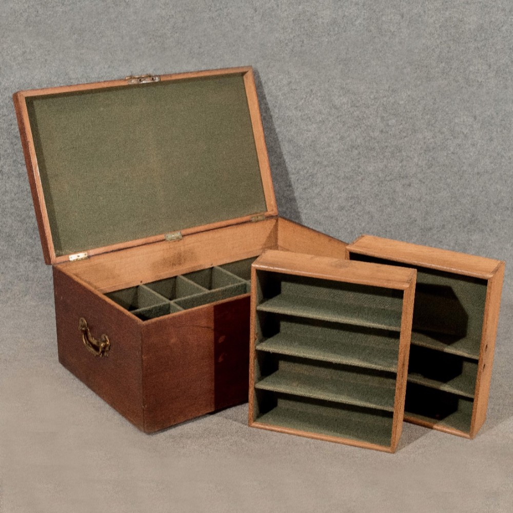 Antique Oak Silver Chest Coffer Storage Trunk Blanket Box Coffee Table c1900