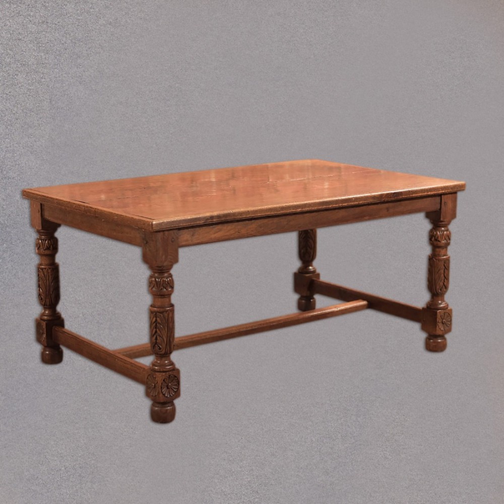 Antique Refectory Table, Low Work Table c1800