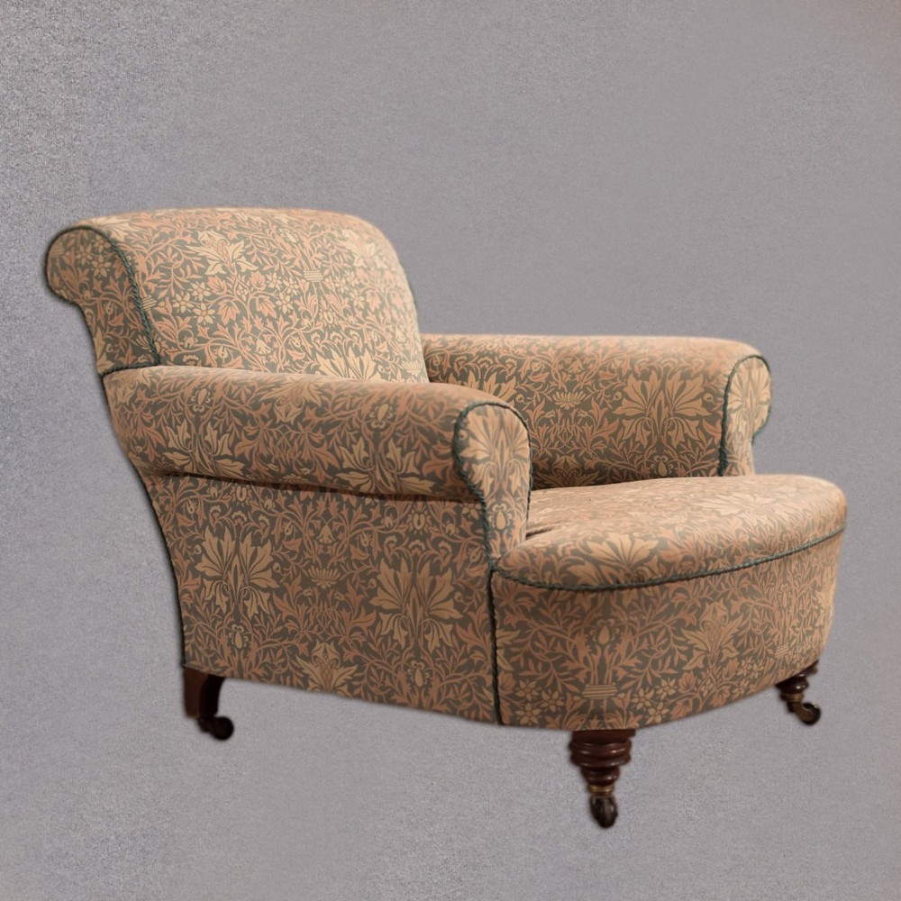 Victorian Armchair, Antique Club Chair c1880