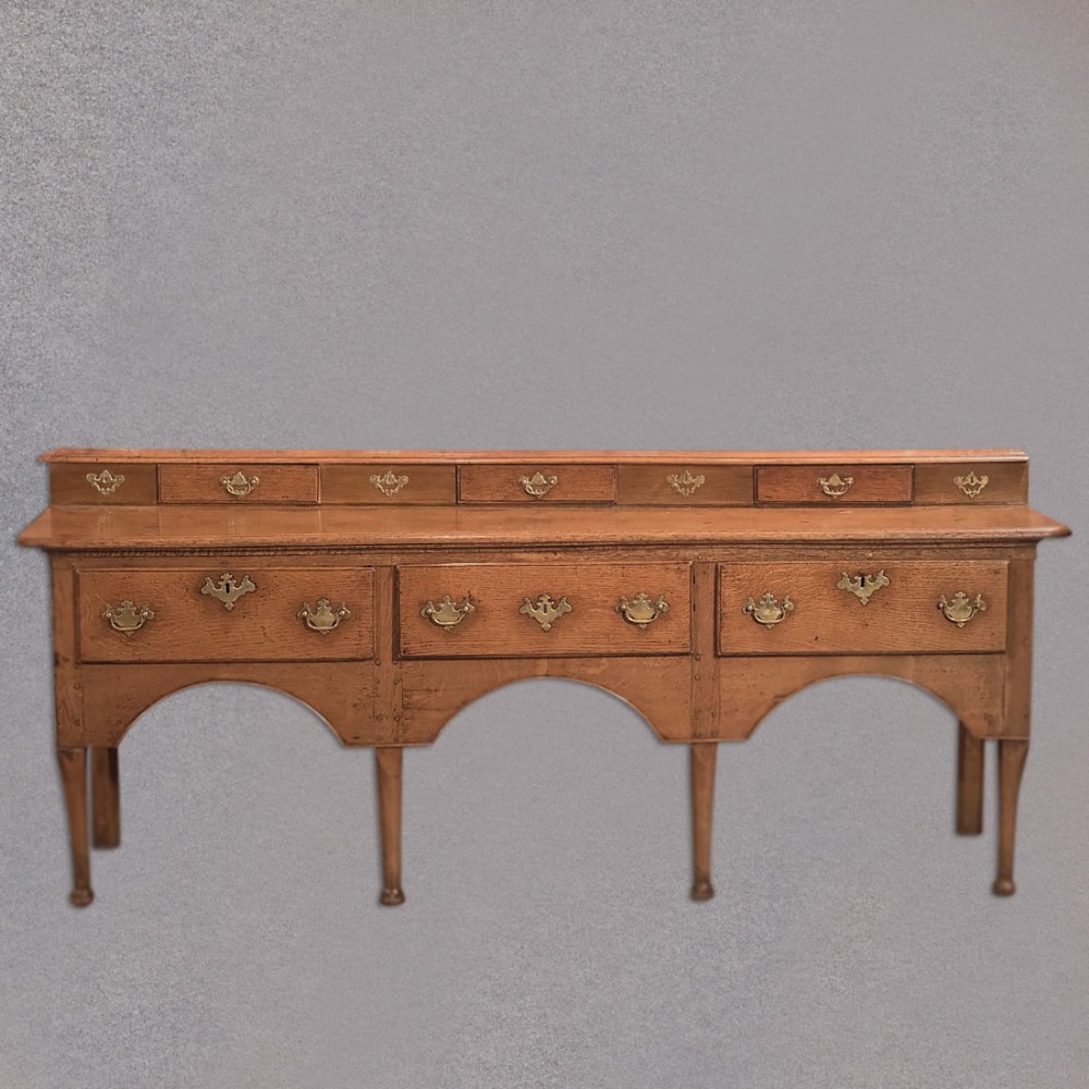 Antique Dresser Base, Georgian Oak Sideboard