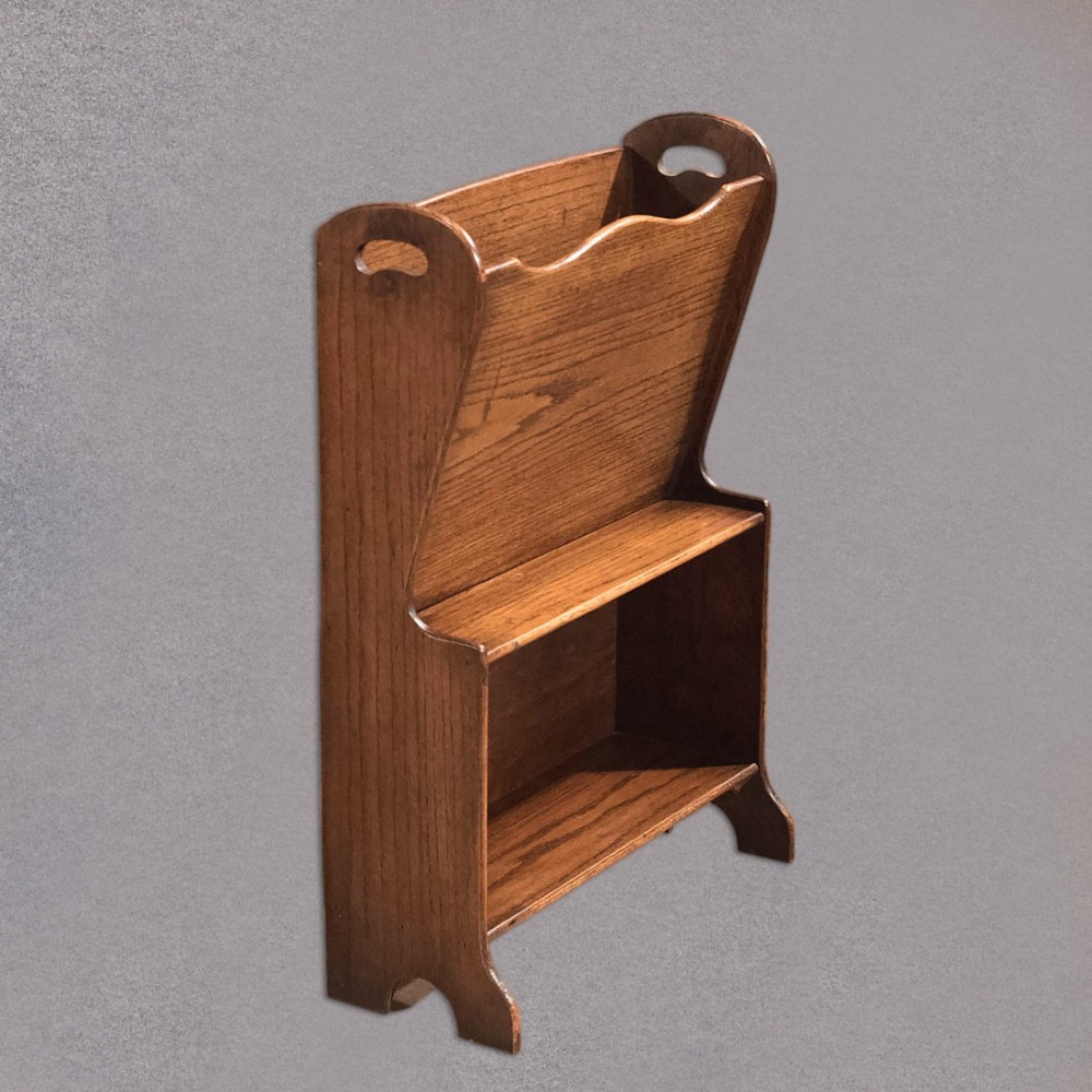 Antique Magazine Rack, Edwardian Bookcase