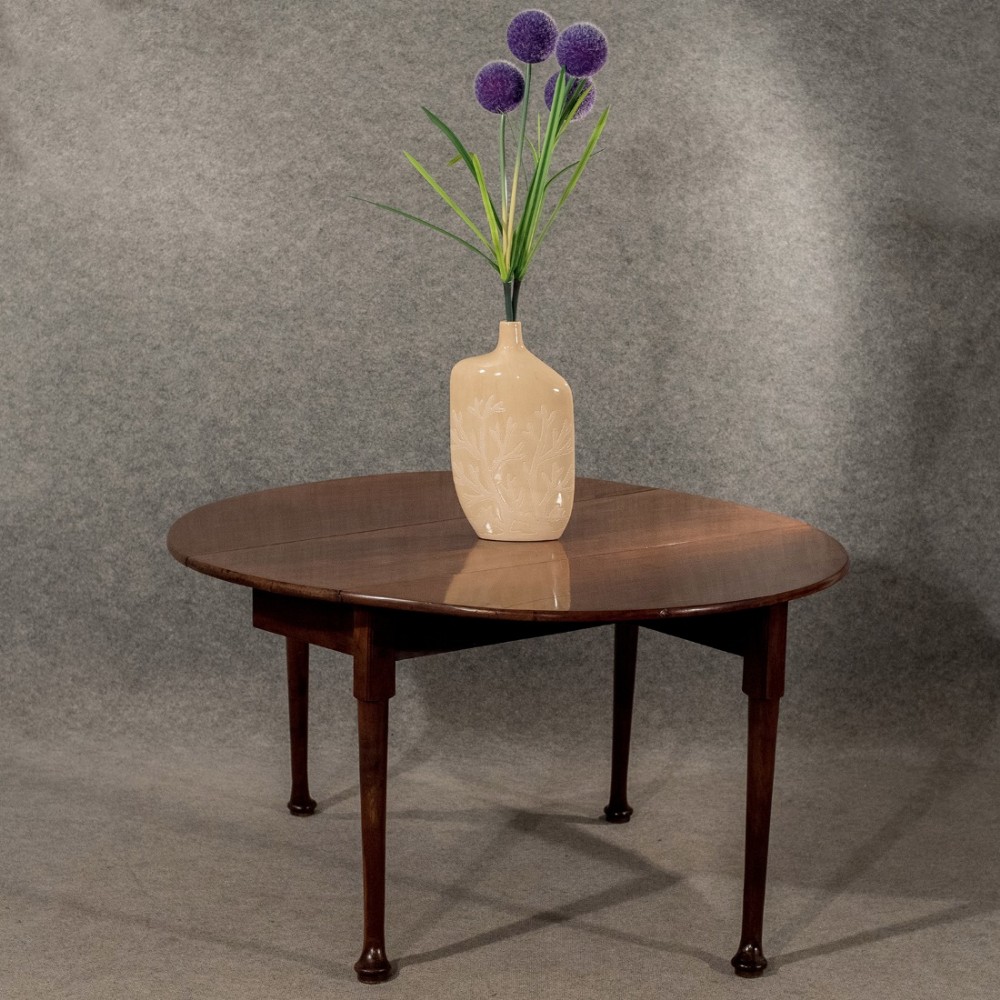 Antique Dining Table Drop Leaf Gate Leg English Georgian Quality Mahogany c1800