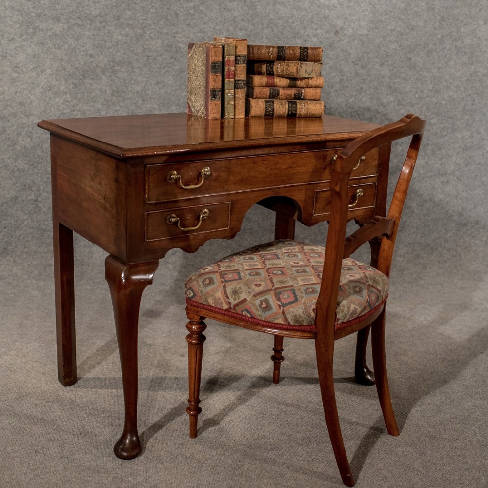 Antique Lowboy Desk Writing Table English Georgian Mahogany Quality c1800