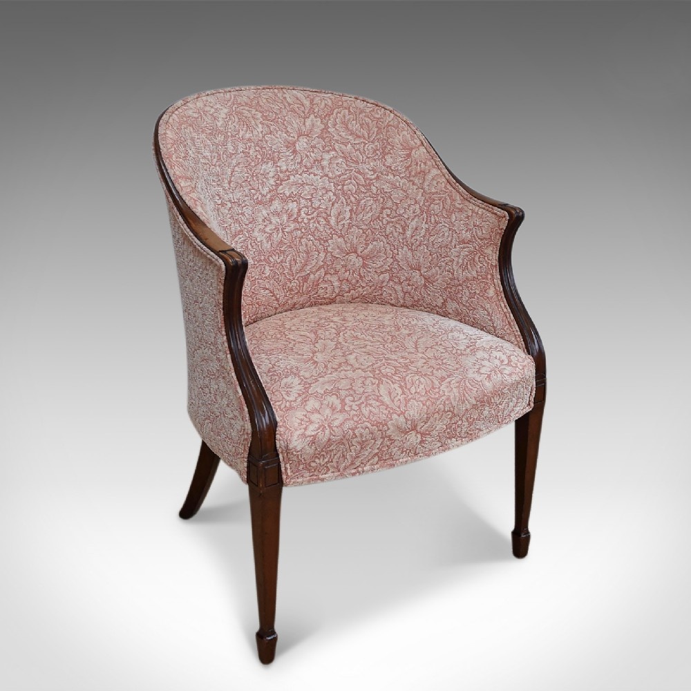 Antique Howard & Sons Chair, Victorian Armchair, Tub, Bedroom