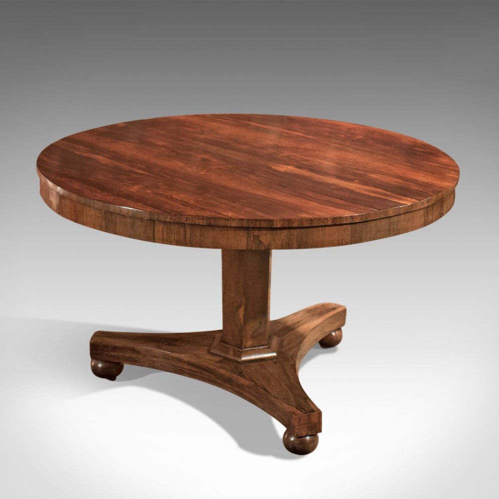 Antique Breakfast Table, Regency, Rosewood c.1820