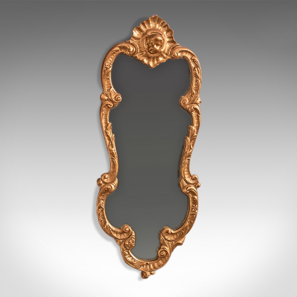 Period Giltwood Wall Mirror, Early 20th Century