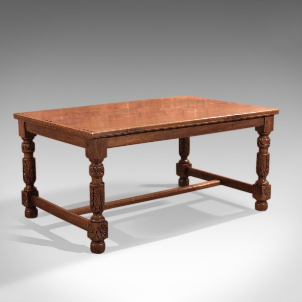 Antique Refectory Table, Low Work Table c1800
