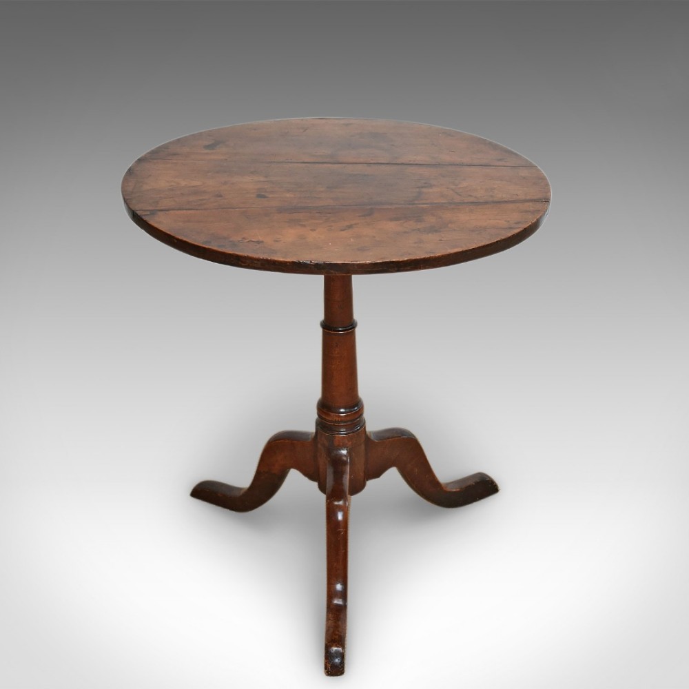 Antique Tilt Top Table, Georgian Cherry c.1780