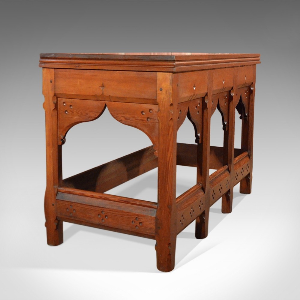 Arts and Crafts Antique Serving Table, c.1880