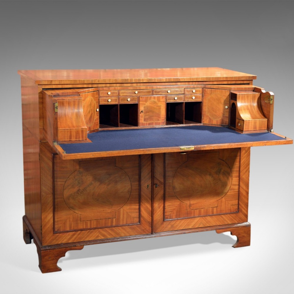 Antique Secretaire Georgian Writing Desk, c.1780