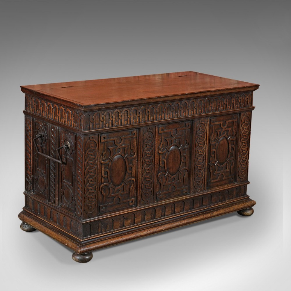 Antique Coffer, French Walnut c.1800