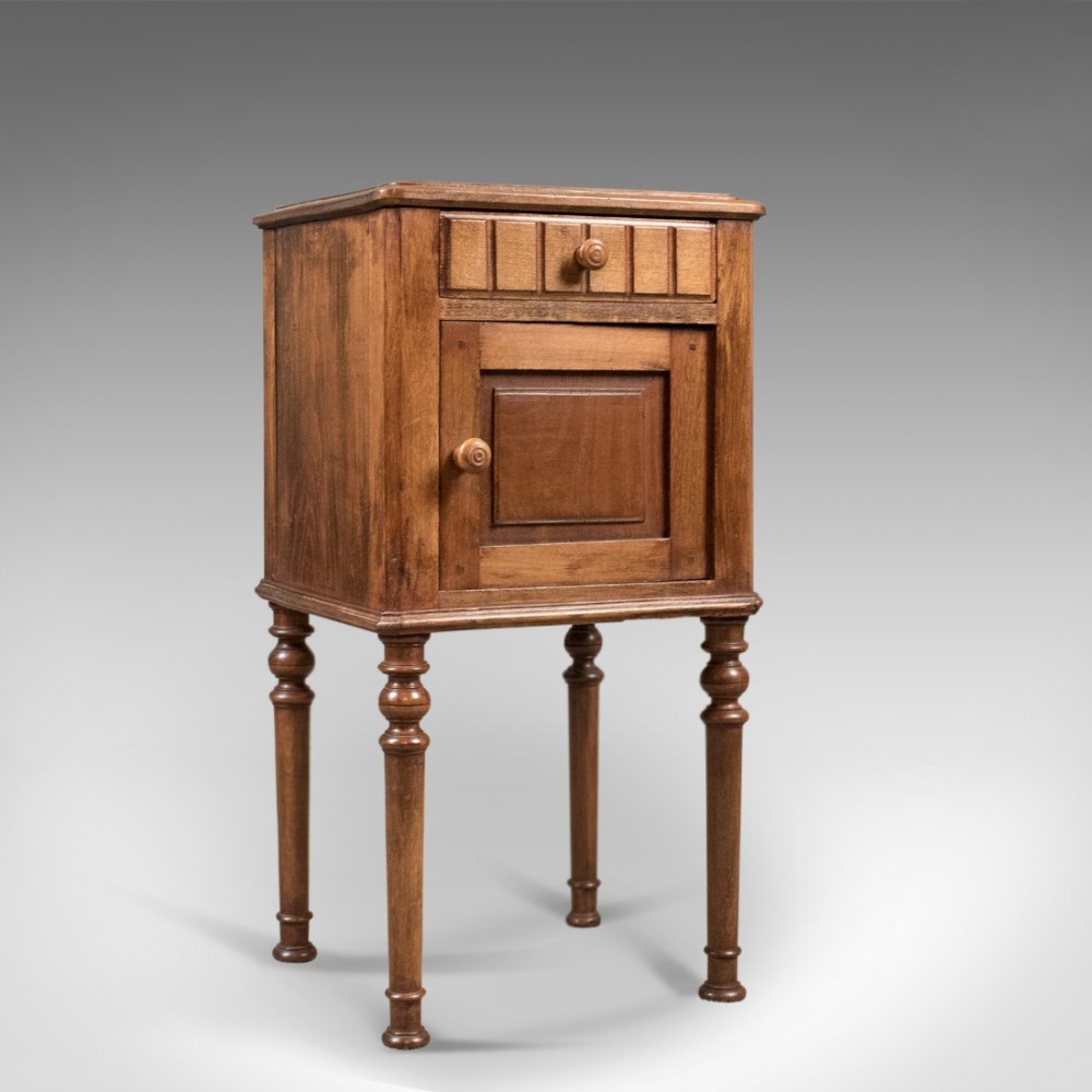 Antique Bedside Cabinet, Victorian Pot Cupboard, c.1900