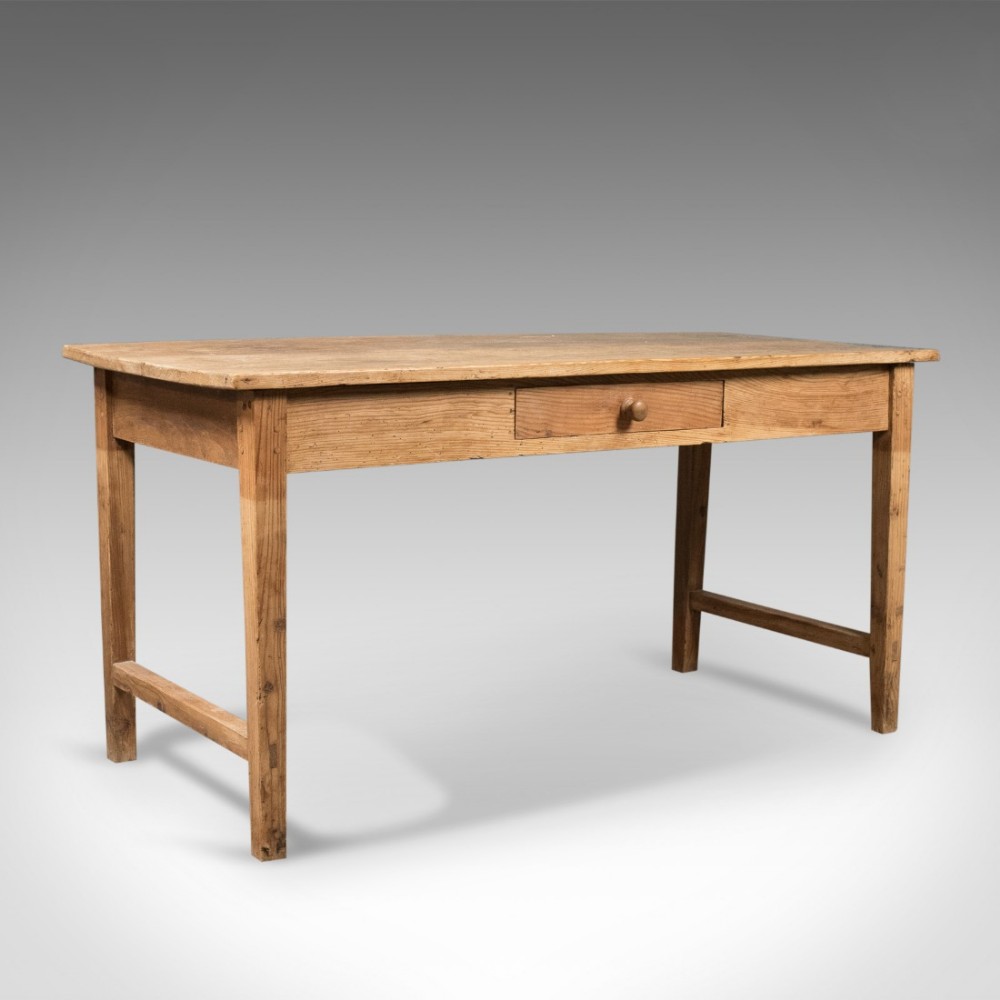 Pine French Farmhouse, Antique Kitchen Table