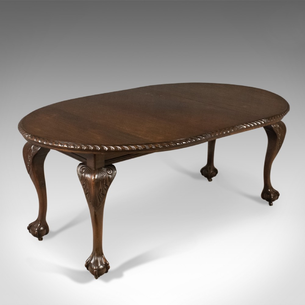 Antique Dining Table, 4-6 Seater, Edwardian, English, Mahogany
