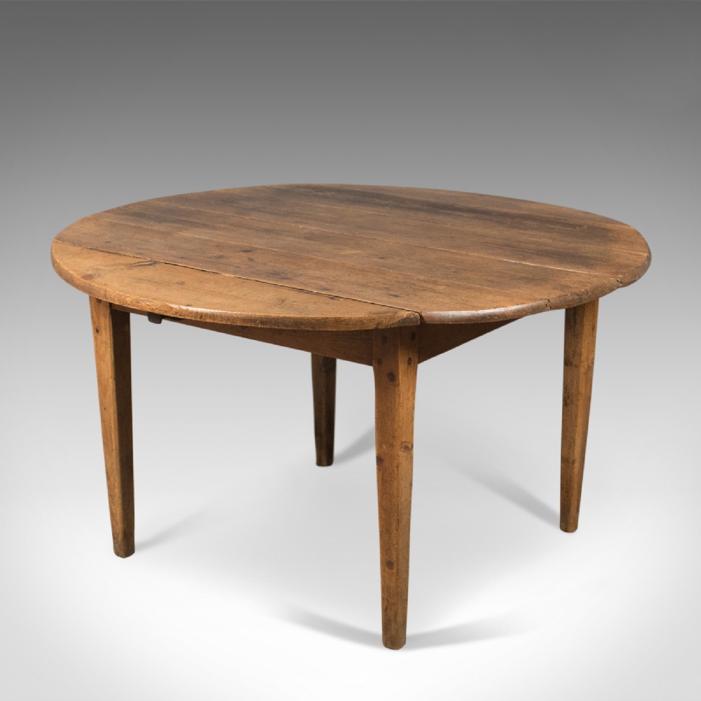 Antique Pine Table, French Country Kitchen Dining c.1850