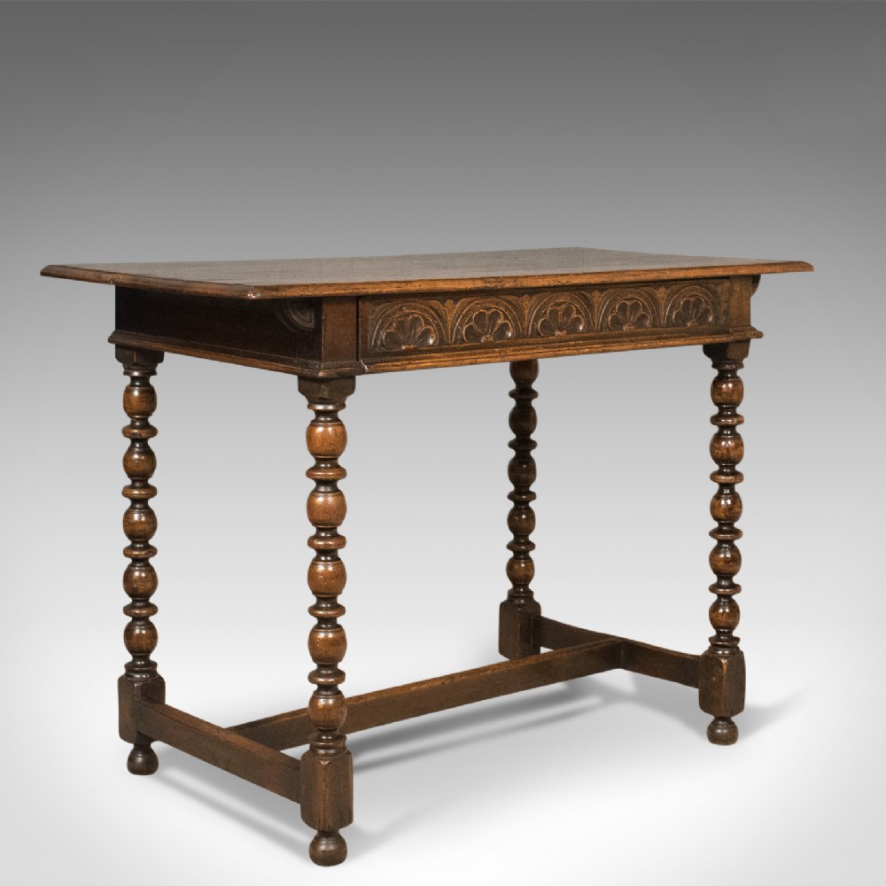 Georgian Antique Side Table, English, Oak, 18th Century c.1780