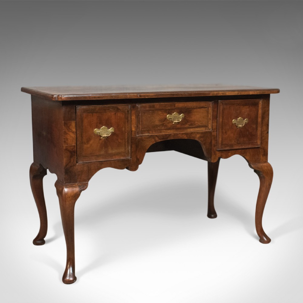 Antique Lowboy, English, Late Georgian, Walnut, Desk, Table c.1800