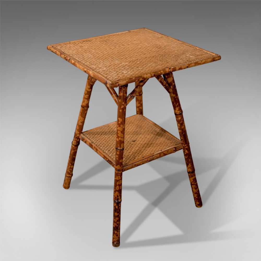 Late 19th Century Antique Bamboo Table, Oriental, Victorian Circa 1890