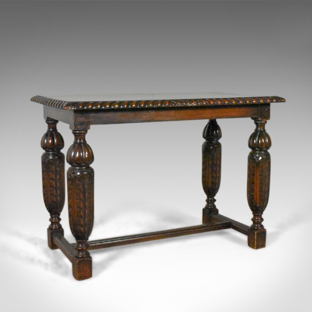 Antique Side or Coffee Table, Edwardian, Jacobean Revival, English Circa 1910