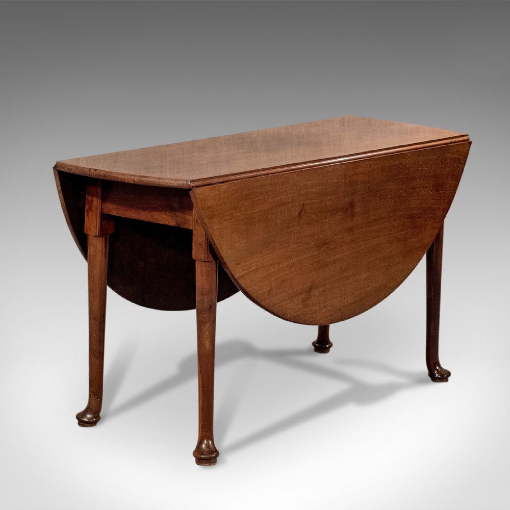 Antique Drop Flap Dining Table, Mahogany, English, Georgian, C18th Circa 1800