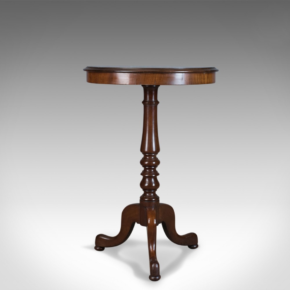 Antique Wine Table, English, Regency, Circular, Side, Mahogany Circa 1830