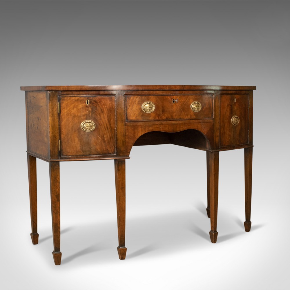 Antique Sideboard, English, Regency Revival Server, Mahogany, Victorian, c.1890