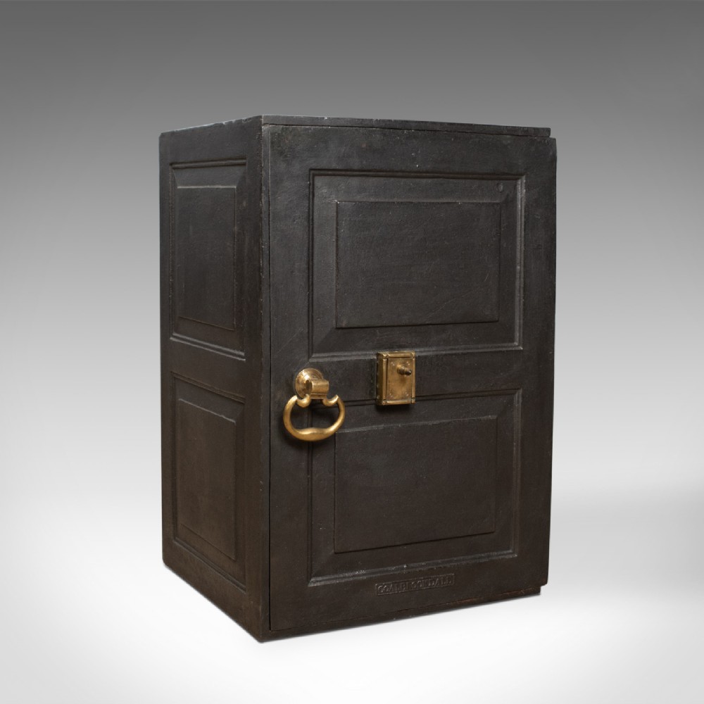 Antique Safe, English, Victorian, Cast Iron, Coalbrookdale, Circa 1880