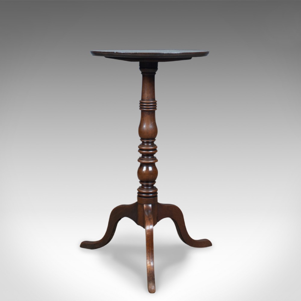 Antique Wine Table, Victorian, Circular, Side, Mahogany, Circa 1840