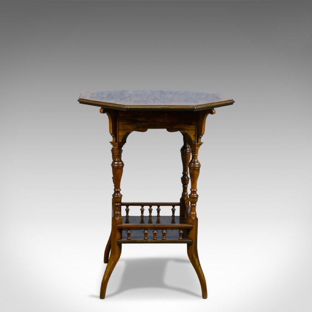 Antique Side Table, English, Victorian, Rosewood, Occasional, Circa 1890