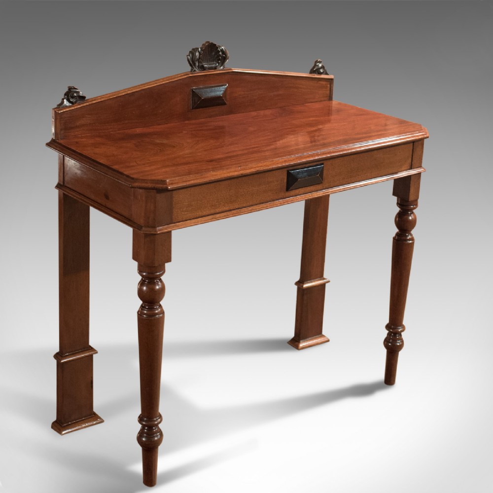 Antique Console Table, Victorian, Scottish, Hall, Mahogany, Side, Serving c.1850