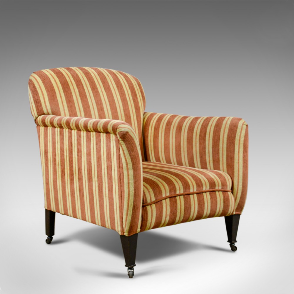 Antique Armchair, English, Edwardian Club Chair, Early 20th Century, Circa 1910