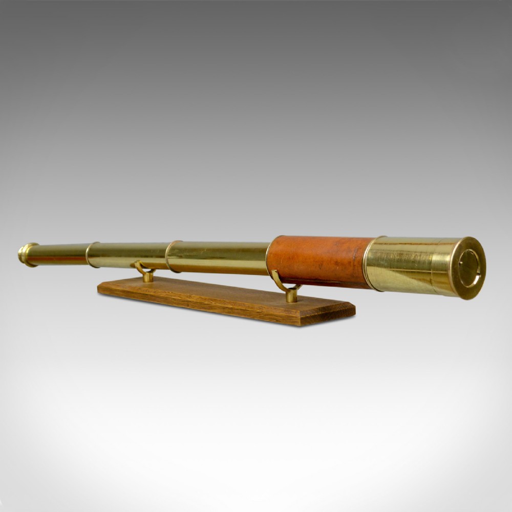 Antique Telescope, 3 Draw Refractor, Terrestrial, Astronomical, English c.1820