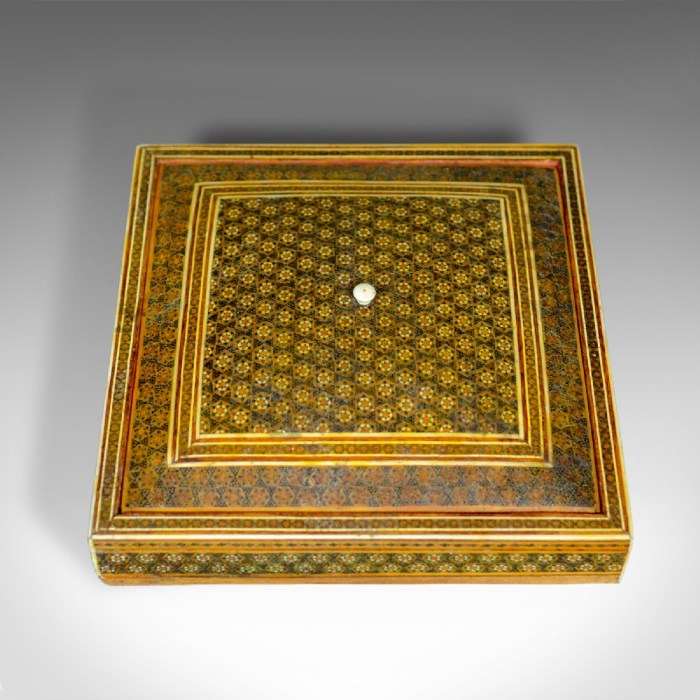 Antique Sadeli Ware Box, Anglo-Indian, Jewellery, Late 19th Century