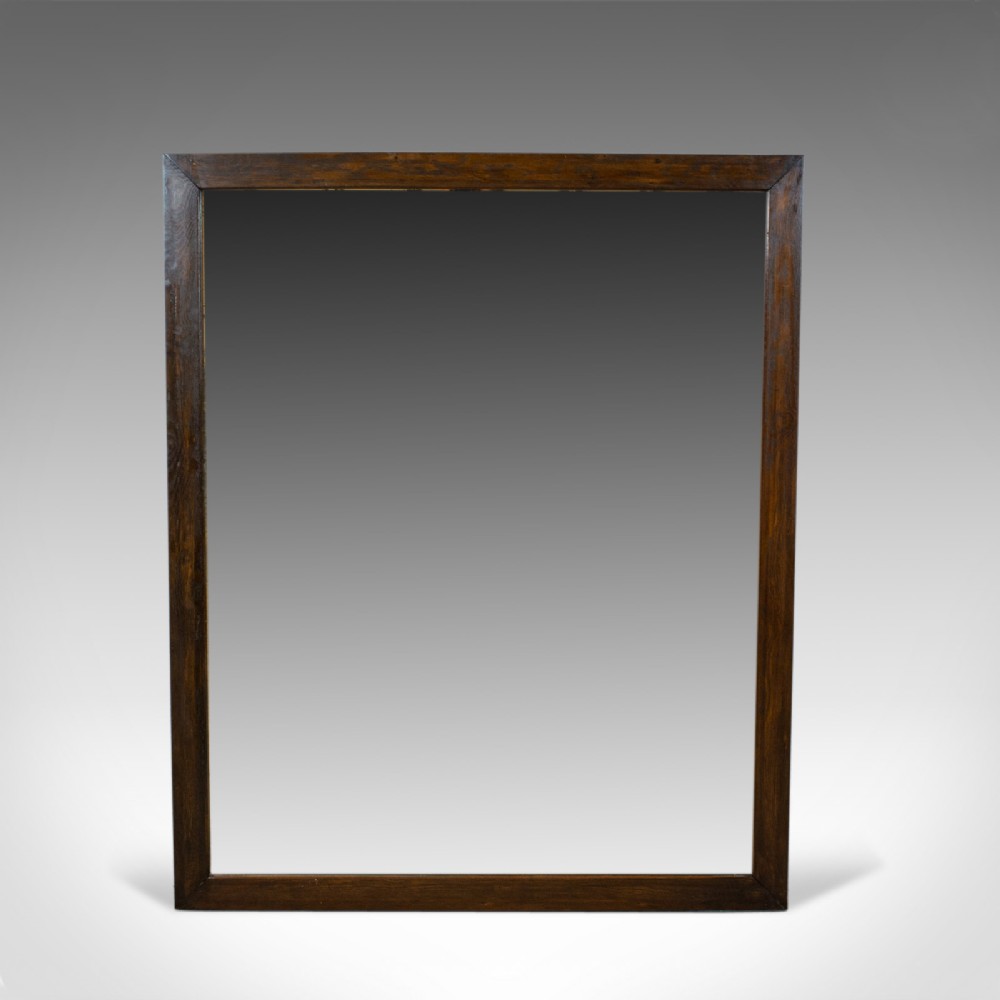 Large Antique Mirror, English, Victorian, Oak, James Ryan, London, Circa 1870