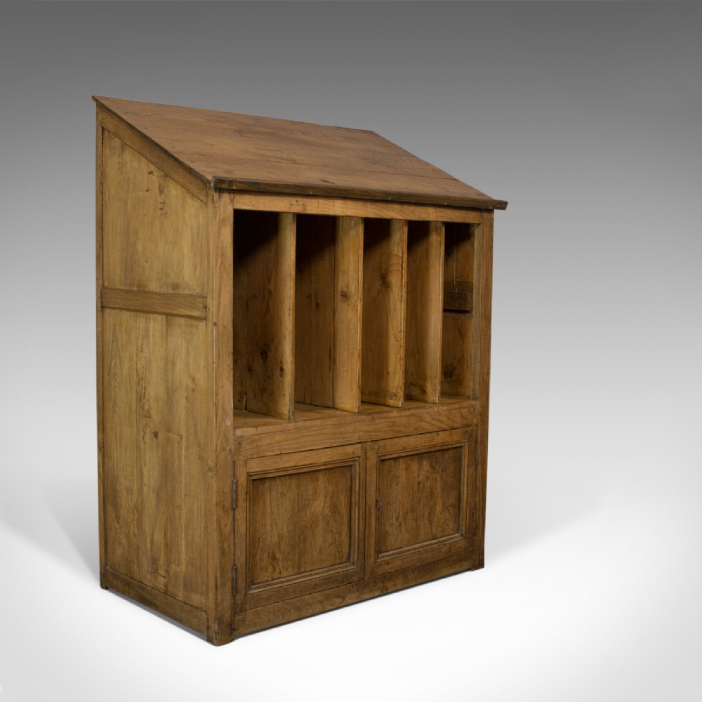 Antique Clerks Standing Desk, Victorian, Pine, circa 1890