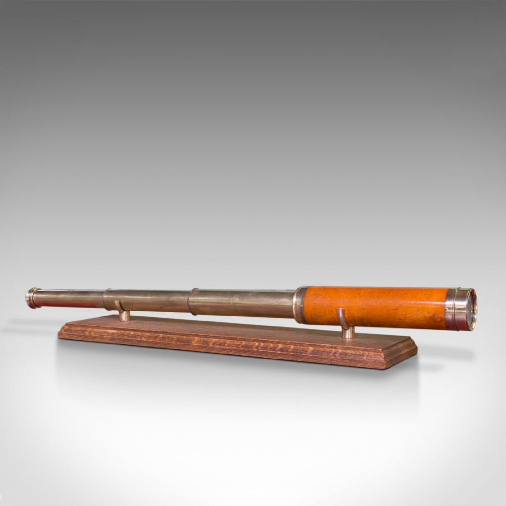 Antique Telescope, 3 Draw Refractor, English, Georgian, Lincoln of London, 1770