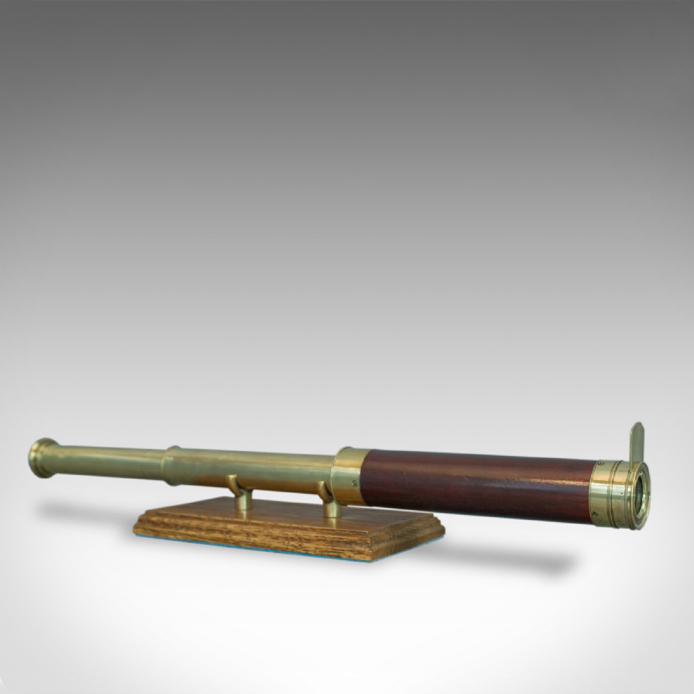 Antique Telescope, 2 Draw Refractor, Terrestrial, Astronomical, English, C.1810